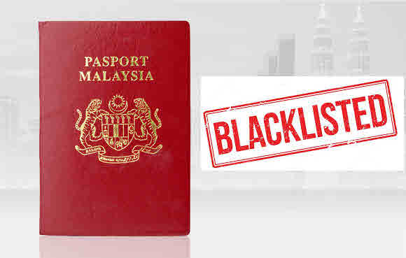 Travel blacklist malaysia